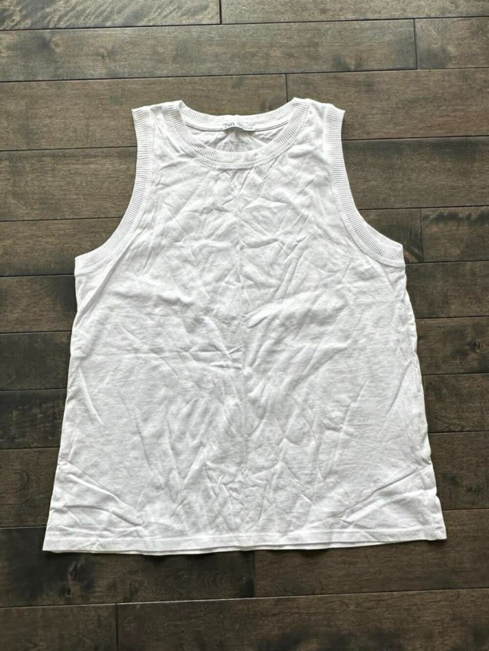 Zara Cotton Muscle Tank